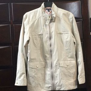 ☀️Tommy Hilfiger tan raincoat/jacket☀️